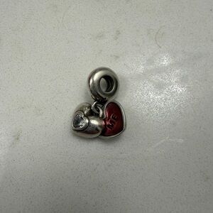 Pandora You and Me Heart Charm